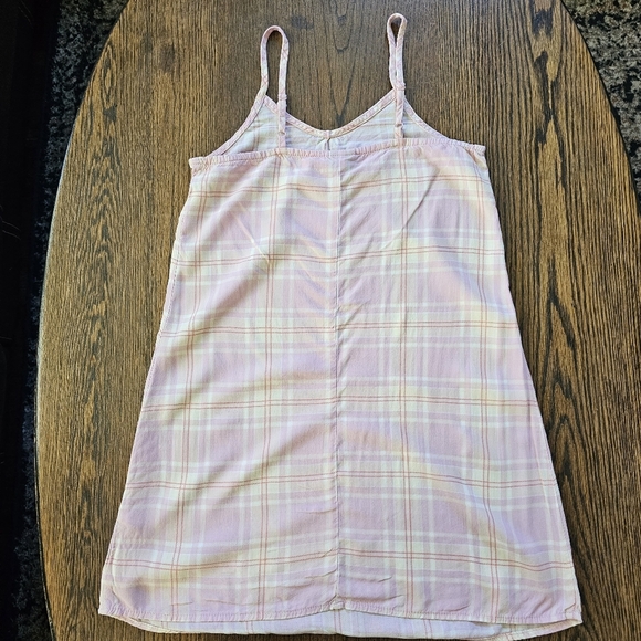 Art Class Pink Plaid Spaghetti Strap Lightweight Dress Size Girl's Medium 7/8 - Picture 2 of 5